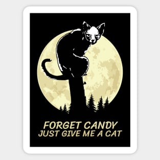 Forget Candy Just Give Me A Cat Sticker